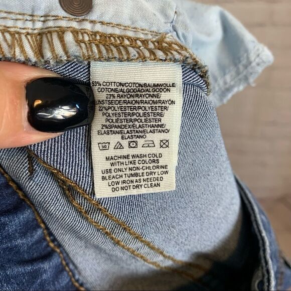 Free People Womens Ripped Distressed Skinny Jeans Size 27 - Picture 8 of 10